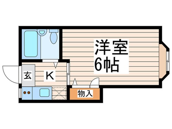 メゾンオガワの物件間取画像